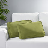 Indoor Rectanglular Water Resistant 12"x20" Lumbar Pillows - NH679703