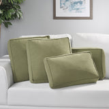 Indoor Water Resistant 18" Square Throw and 12"x20" Rectangular Lumbar Pillow Set (Set of 4) - NH460803