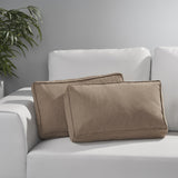 Indoor Rectanglular Water Resistant 12"x20" Lumbar Pillows - NH679703