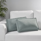 Indoor Rectanglular Water Resistant 12"x20" Lumbar Pillows - NH679703