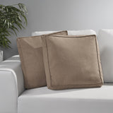 Indoor Square Water Resistant 18" Throw Pillows - NH889703