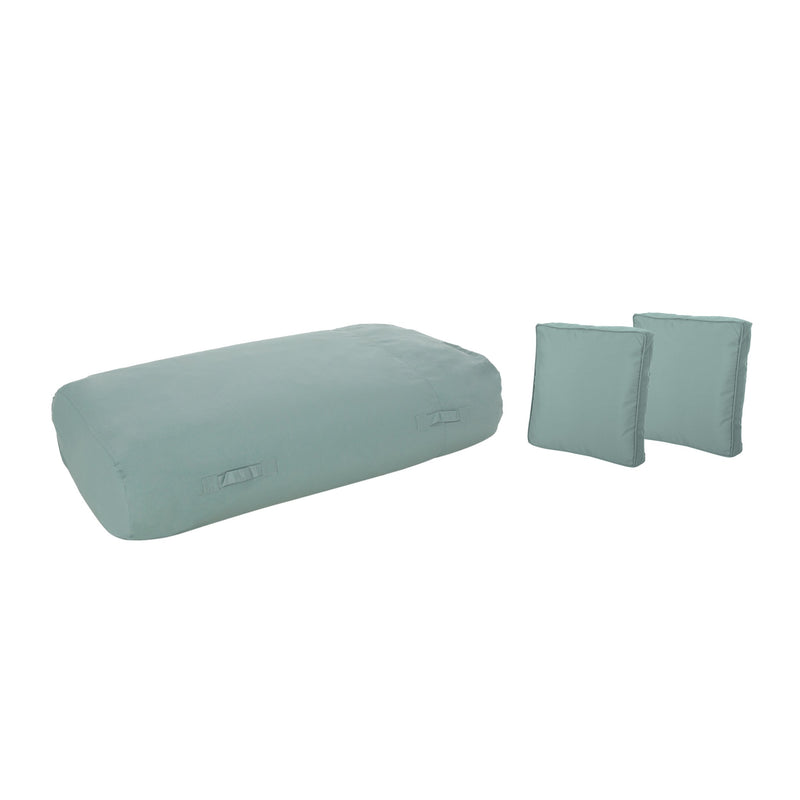 Outdoor Water Resistant 6X3 Lounger Bean Bag and 18