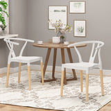 Modern Dining Chair with Beech Wood Legs (Set of 2) - NH059803