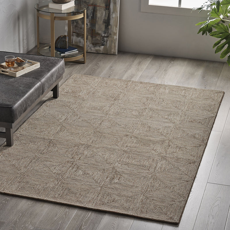 Modern Wool Area Rug - NH846803