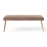 Patterned Faux Fur Bench - NH812903