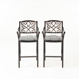 Outdoor Barstool with Cushion (Set of 2) - NH121013