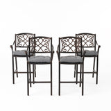 Outdoor Barstool with Cushion (Set of 4) - NH621013