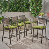 Outdoor Barstool with Cushion (Set of 4) - NH631013