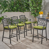 Outdoor Barstool with Cushion (Set of 4) - NH641013