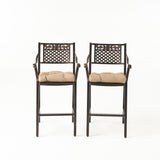 Outdoor Barstool with Cushion (Set of 2) - NH131013