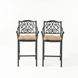 Outdoor Barstool with Cushion (Set of 2) - NH141013