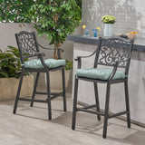 Outdoor Barstool with Cushion (Set of 2) - NH141013