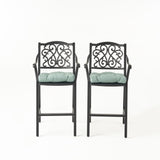 Outdoor Barstool with Cushion (Set of 2) - NH141013