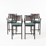 Outdoor Barstool with Cushion (Set of 4) - NH631013