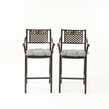 Outdoor Barstool with Cushion (Set of 2) - NH571013