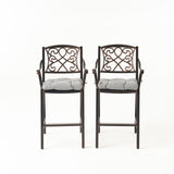 Outdoor Barstool with Cushion (Set of 2) - NH561013