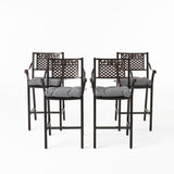 Outdoor Barstool with Cushion (Set of 4) - NH081013