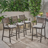 Outdoor Barstool with Cushion (Set of 4) - NH081013