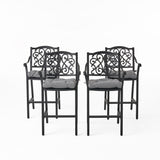 Outdoor Barstool with Cushion (Set of 4) - NH091013