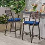 Outdoor Barstool with Cushion (Set of 2) - NH571013