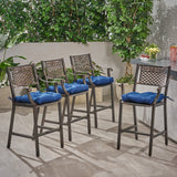 Outdoor Barstool with Cushion (Set of 4) - NH081013