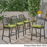 Outdoor Barstool with Cushion (Set of 4) - NH091013
