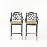 Outdoor Barstool with Cushion (Set of 2) - NH581013