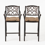 Outdoor Barstool with Cushion (Set of 2) - NH561013