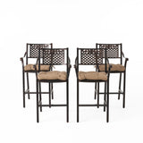 Outdoor Barstool with Cushion (Set of 4) - NH081013