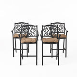 Outdoor Barstool with Cushion (Set of 4) - NH091013