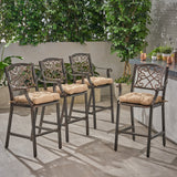 Outdoor Barstool with Cushion (Set of 4) - NH071013