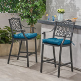 Outdoor Barstool with Cushion (Set of 2) - NH581013