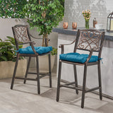 Outdoor Barstool with Cushion (Set of 2) - NH561013