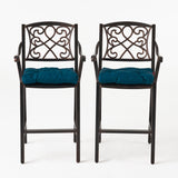 Outdoor Barstool with Cushion (Set of 2) - NH561013
