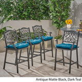 Outdoor Barstool with Cushion (Set of 4) - NH091013