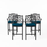 Outdoor Barstool with Cushion (Set of 4) - NH091013