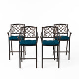 Outdoor Barstool with Cushion (Set of 4) - NH071013