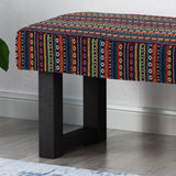 Boho Fabric Bench - NH673013