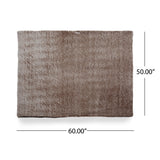 Glam Fuzzy Fabric Throw Blanket - NH504903