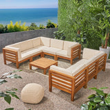 Outdoor Sectional Sofa Set with Coffee Table - NH380703