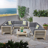 Outdoor Sectional Sofa Set with Coffee Table - NH380703