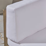 Outdoor V-Shaped Sectional Sofa Set - 5-Seater - Acacia Wood - Outdoor Cushions - NH460703