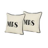 Modern Fabric MRS Throw Pillow - NH095113