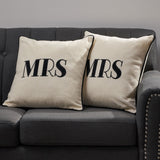 Modern Fabric MRS Throw Pillow - NH095113