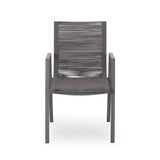 Outdoor Modern 6 Seater Dining Set - NH358013
