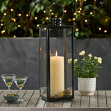 24" Modern Outdoor Stainless Steel Lantern - NH362013