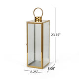 24" Modern Outdoor Stainless Steel Lantern - NH362013