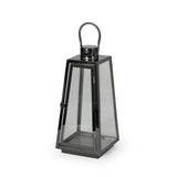 15" Modern Stainless Steel Lantern - NH372013