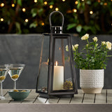 15" Modern Outdoor Stainless Steel Lantern - NH562013