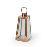 15" Modern Stainless Steel Lantern - NH372013